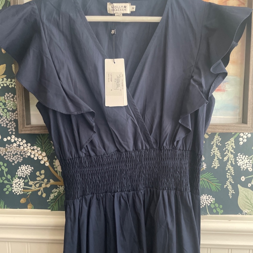 Blue Ruffle Dress - Picture 3 of 3